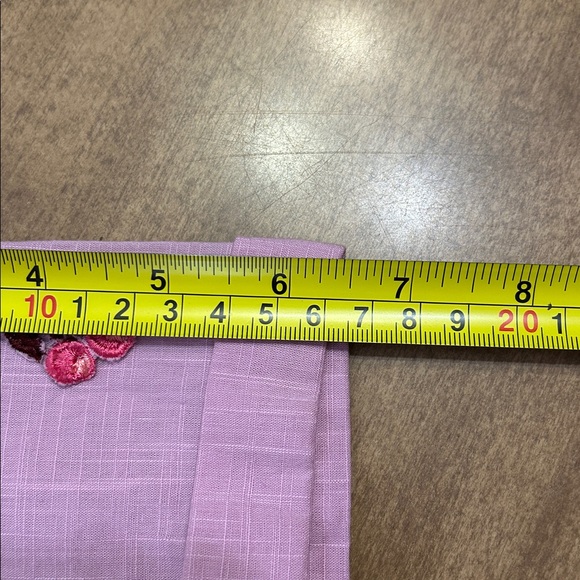 Anthropologie Maeve Fruit Surf Shirt XS Lavender Purple Cherry Embroidered - Picture 12 of 14